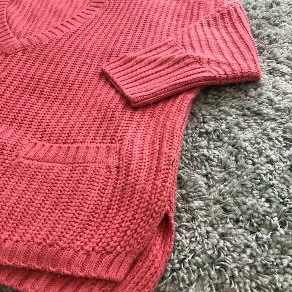 Caslon Peach Chunky Knit Sweater size Small